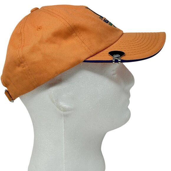 2015 US Open Chambers Bay Golf Course Dad Hat Cap Ball Marker USGA Member Orange - Picture 8 of 12